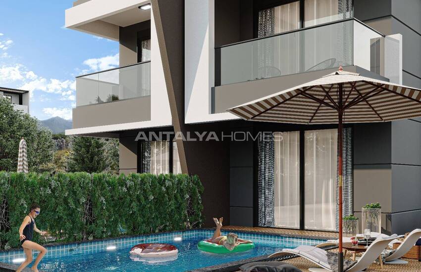 Eleganta Villor Med Privat Pool Och Trädgård I Muratpasa Antalya 4