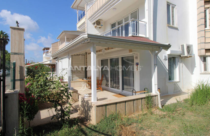 Möblerad Parhusvilla Med Privat Trädgård I Belek Antalya 3