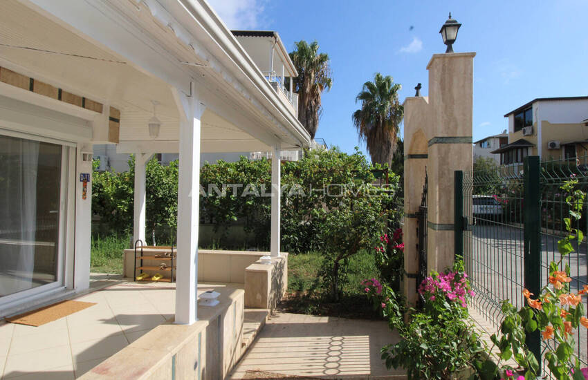 Möblerad Parhusvilla Med Privat Trädgård I Belek Antalya 5