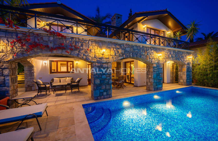 Beachfront House with Beach Access and Pool in Kalkan 5