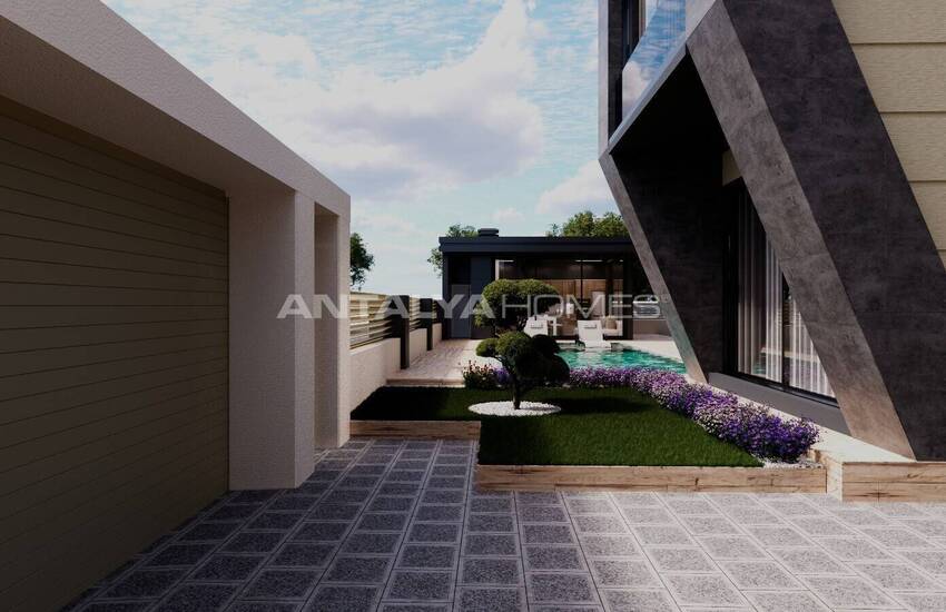 خانههای دارای استخر در نزدیکی زمینهای گلف در آنتالیا، بلک 7