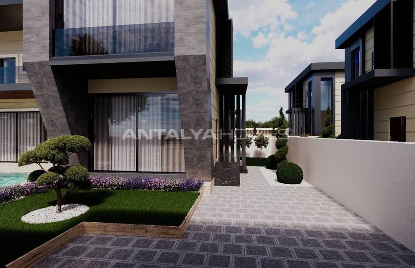 خانههای دارای استخر در نزدیکی زمینهای گلف در آنتالیا، بلک 3