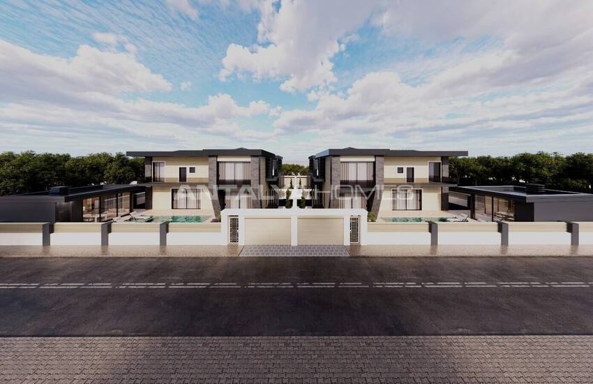 Houses with Pools Near Golf Courses in Antalya Belek 1