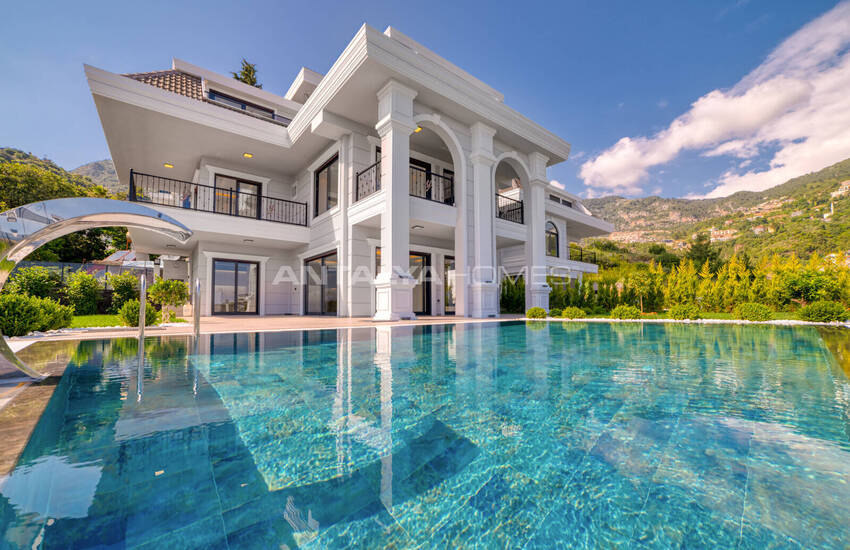 Vrijstaande Villa's Met Zwembad En Zeezicht In Alanya Antalya 4