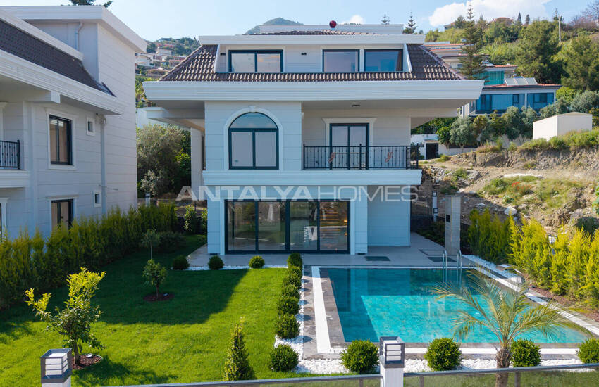 Vrijstaande Villa's Met Zwembad En Zeezicht In Alanya Antalya 10