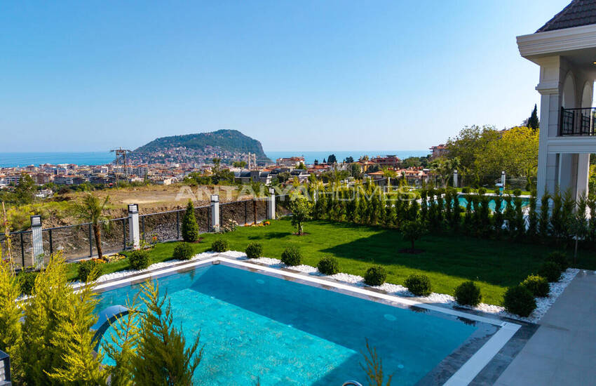 Vrijstaande Villa's Met Zwembad En Zeezicht In Alanya Antalya 7