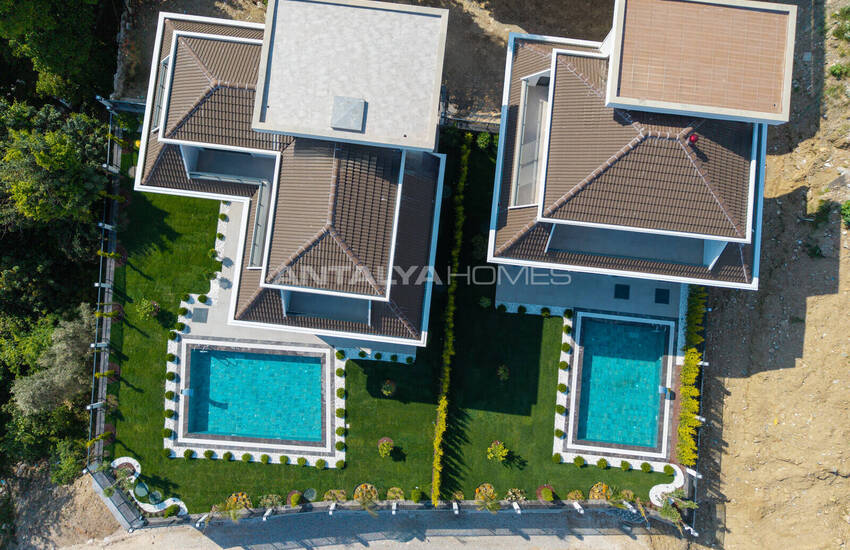Vrijstaande Villa's Met Zwembad En Zeezicht In Alanya Antalya 13
