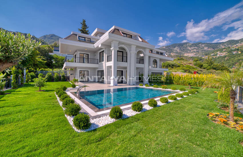 Vrijstaande Villa's Met Zwembad En Zeezicht In Alanya Antalya 3