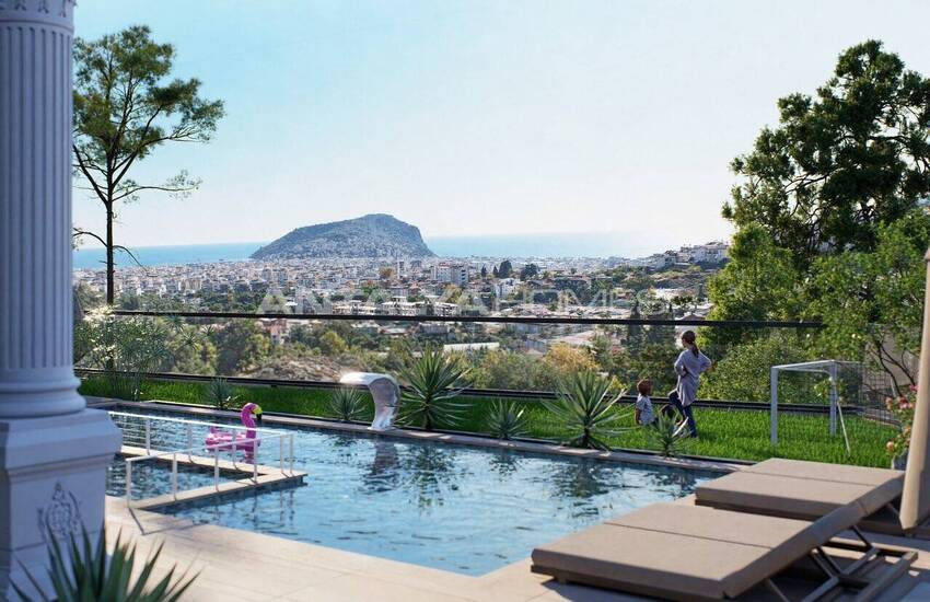 Detached Sea-view Villas with Pools in Alanya Antalya