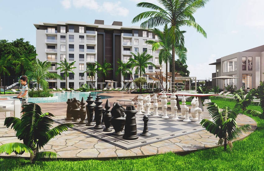Appartements Dans Un Complexe Avec Piscine Et Parking À Antalya
