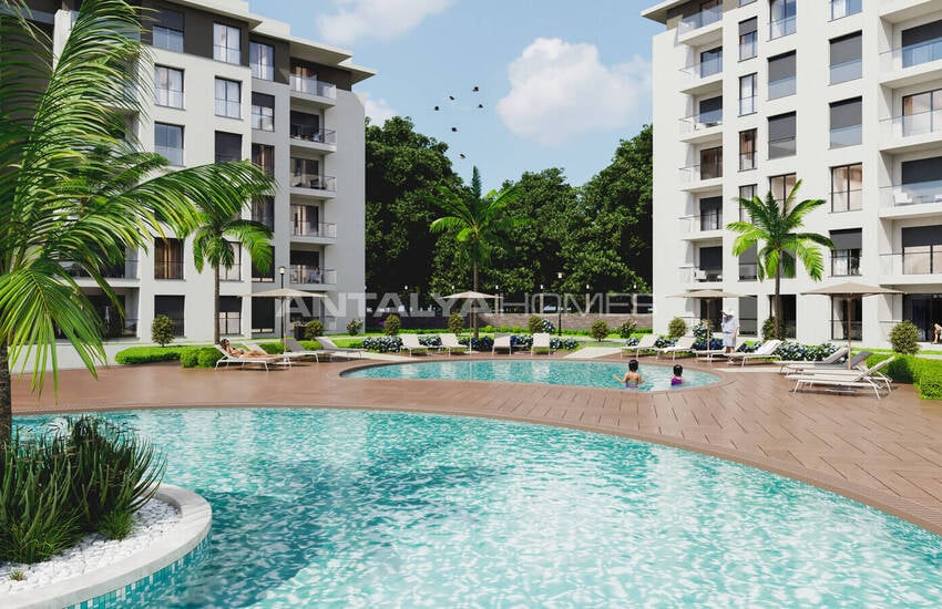 Appartements Dans Un Complexe Avec Piscine Et Parking À Antalya