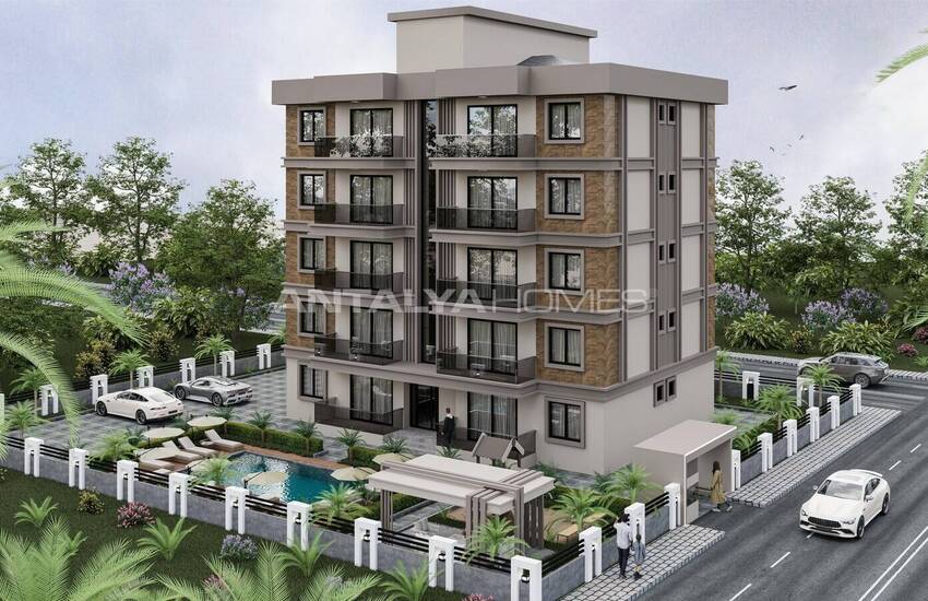 Mountain-view Flats in Döşemealtı with Pool 2