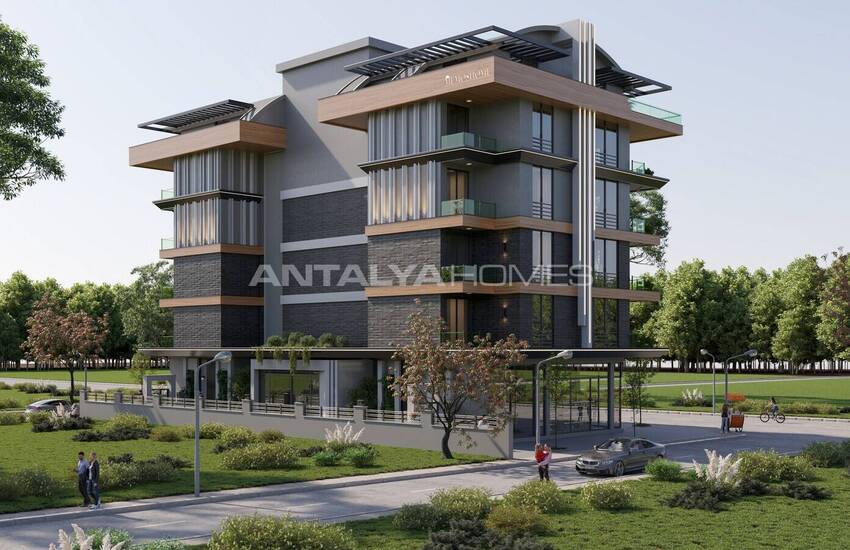 آپارتمان‌های با منظره دریا و شهر نزدیک ساحل در آلانیا اوبا 5