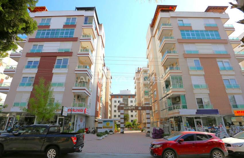 2-zimmer-wohnung Mit Poolblick In Konyaaltı Sun City Residence 1