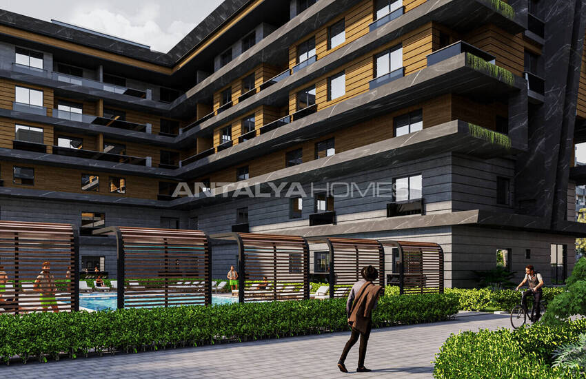 Appartementen Te Koop Met Zwembad En Beveiliging In Antalya Konyaaltı 5