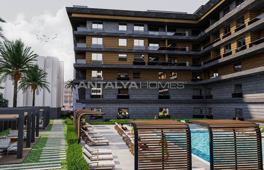 Appartementen Te Koop Met Zwembad En Beveiliging In Antalya Konyaaltı 6