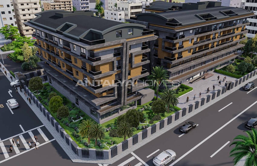 Appartementen Te Koop Met Zwembad En Beveiliging In Antalya Konyaaltı 7