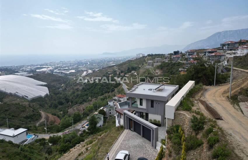 Alanya Kargıcak'ta Özel Havuzlu Deniz Manzaralı Ev 5
