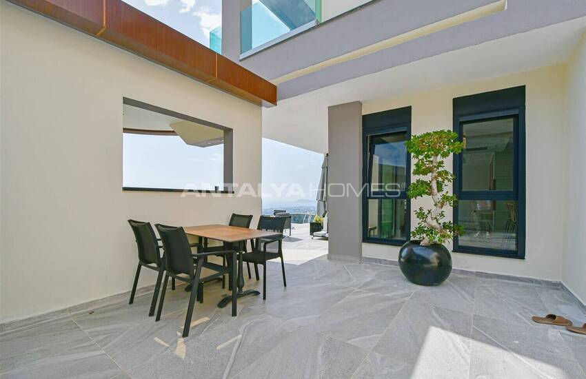 Alanya Kargıcak'ta Özel Havuzlu Deniz Manzaralı Ev 7