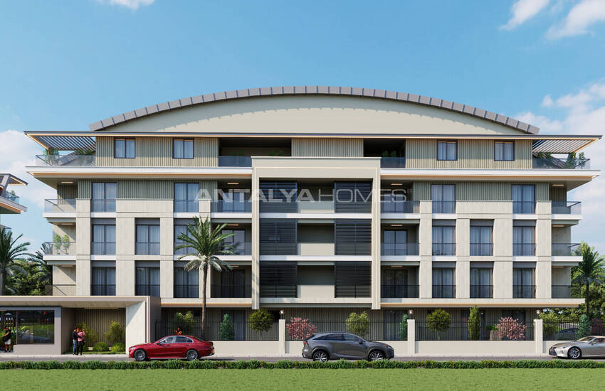 Stijlvolle Appartementen In Een Complex Vlakbij Zee In Konyaalti 17