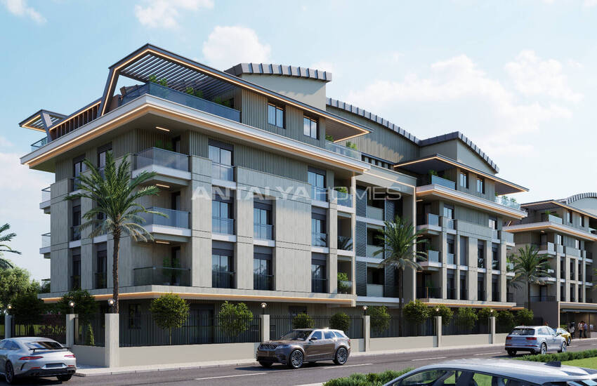 Stijlvolle Appartementen In Een Complex Vlakbij Zee In Konyaalti 16