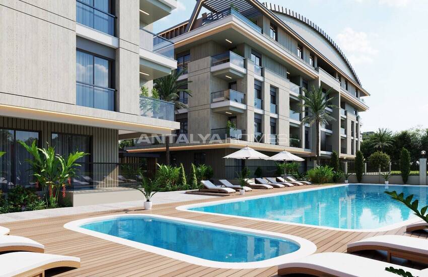 Stylish Apartments in a Complex Near the Sea in Konyaalti