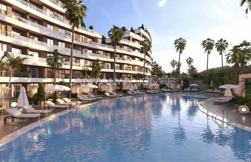 Flats in a Low-rise Project with Pool in Altıntaş 2