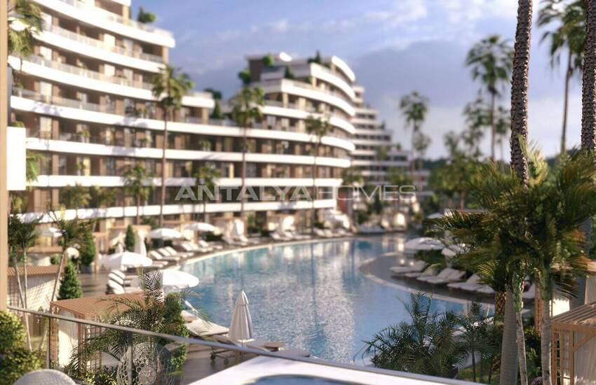 Flats in a Low-rise Project with Pool in Altıntaş 5
