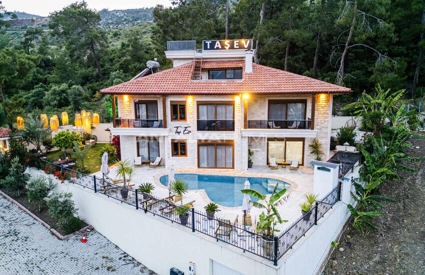 Detached House with Pool in Antalya Adrasan Nature 0
