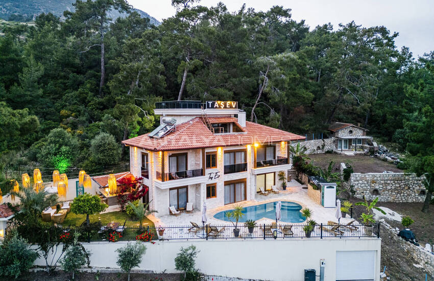 Detached House with Pool in Antalya Adrasan Nature 10