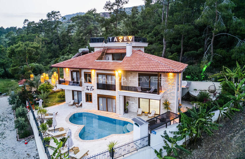 Detached House with Pool in Antalya Adrasan Nature 8