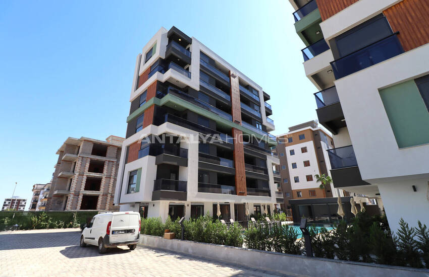 آپارتمان‌ها در مجتمعی با استخر نزدیک بیمارستان در آنتالیا 5