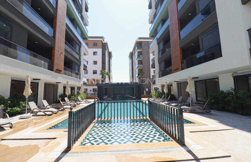 آپارتمان‌ها در مجتمعی با استخر نزدیک بیمارستان در آنتالیا 8