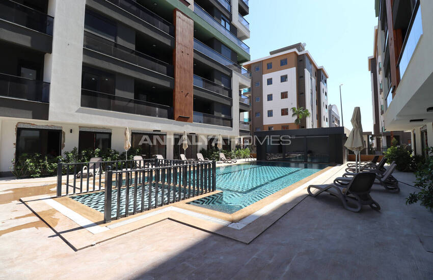 آپارتمان‌ها در مجتمعی با استخر نزدیک بیمارستان در آنتالیا 9