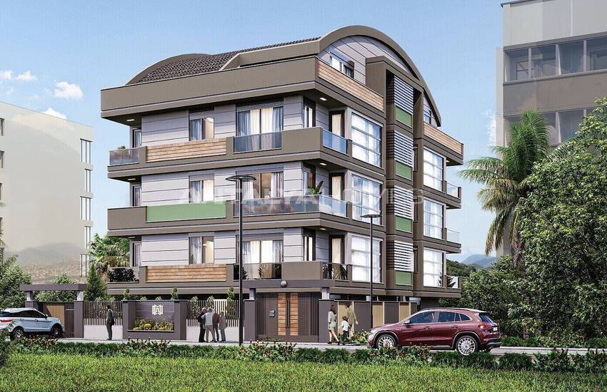 Просторные квартиры рядом с трамвайной остановкой в районе Анталия 1