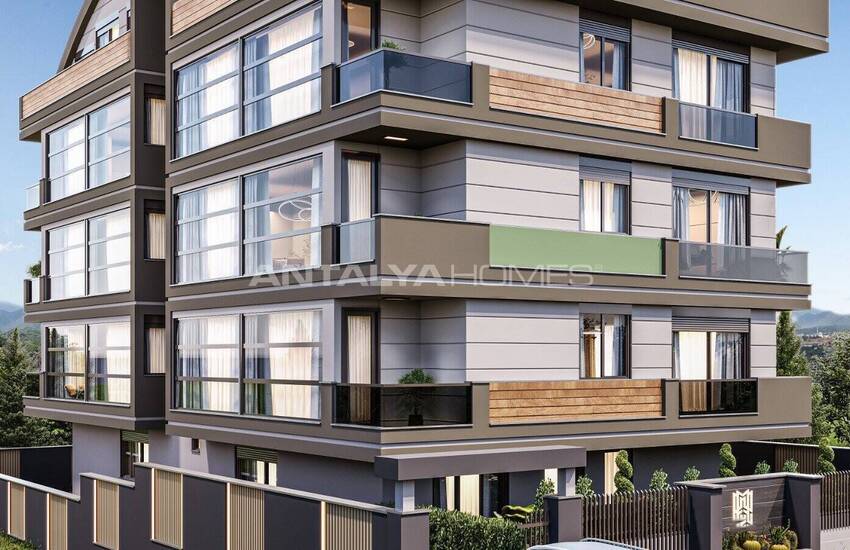 Просторные квартиры рядом с трамвайной остановкой в районе Анталия 2