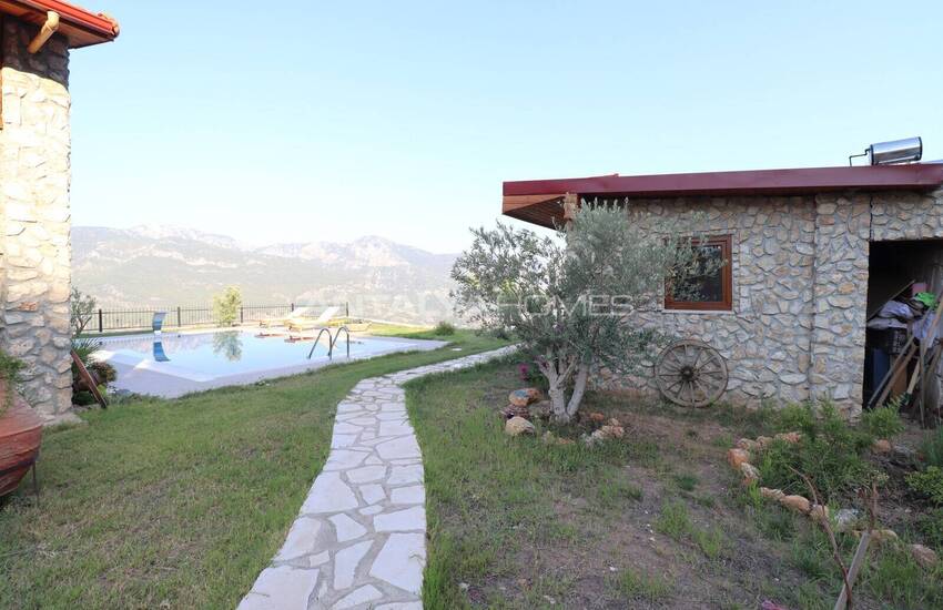 House with Pool Intertwined with Nature in Antalya Adrasan 12