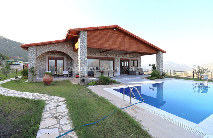 House with Pool Intertwined with Nature in Antalya Adrasan 14