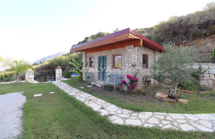 House with Pool Intertwined with Nature in Antalya Adrasan 13