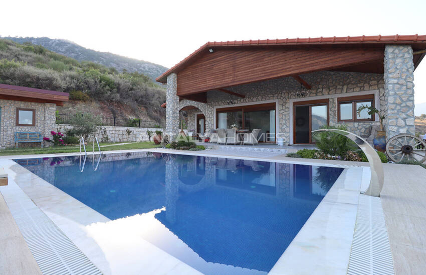 House with Pool Intertwined with Nature in Antalya Adrasan 3