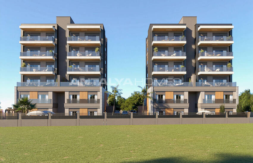 آپارتمان‌ها در مجتمعی با استخر نزدیک فرودگاه در آنتالیا 2