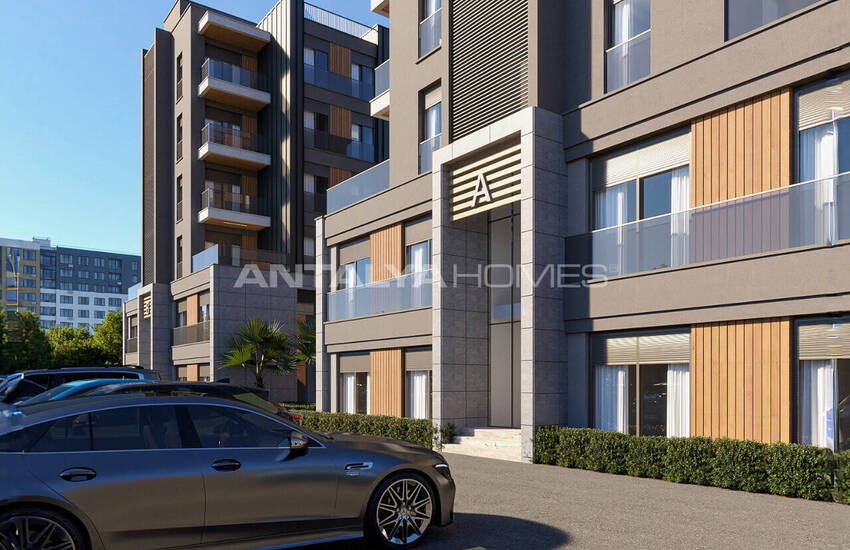 Flats in a Complex with Pool Near Airport in Antalya 3