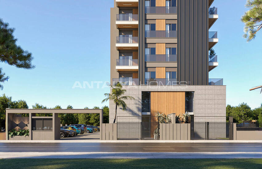 Flats in a Complex with Pool Near Airport in Antalya 4
