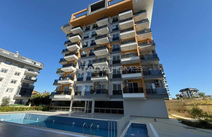 Wohnung 1,75 Km Vom Meer Entfernt In Alanya Avsallar