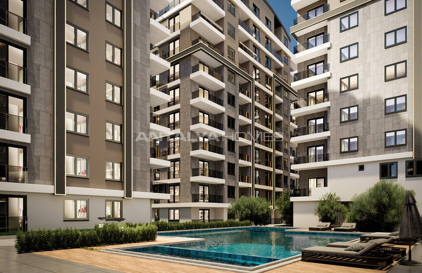 Appartements Près Du Centre Commercial À Antalya Muratpasa