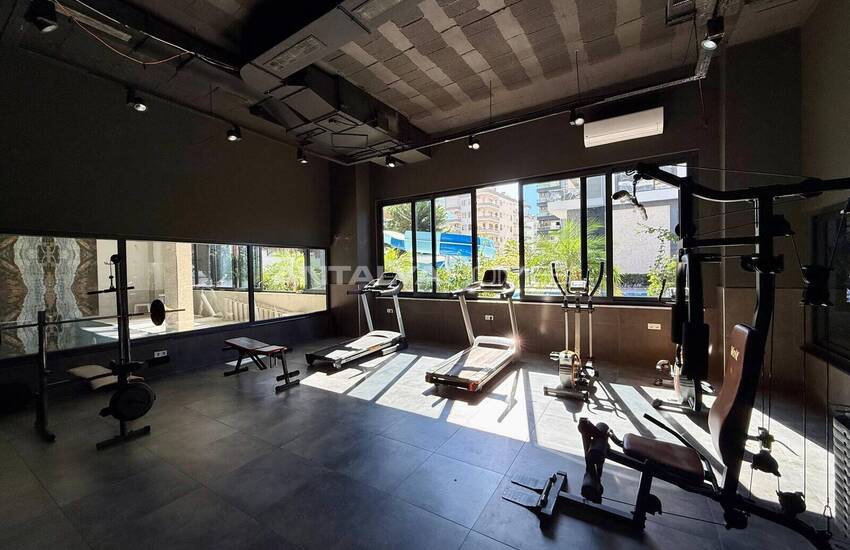 Alanya Mahmutlar'da Denize 550 M Mesafede Havuzlu Sitede Daireler 9