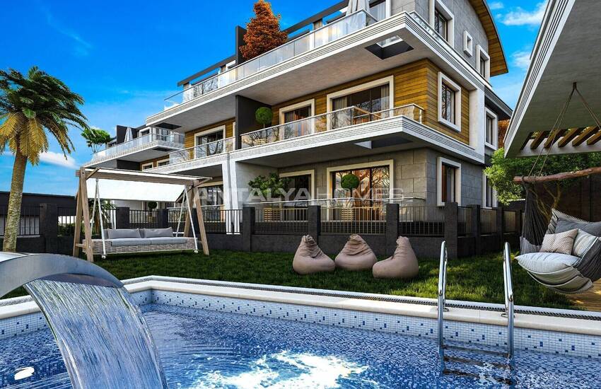 Appartements Avec Vue Sur La Mer À Alanya Dans Un Complexe Moderne