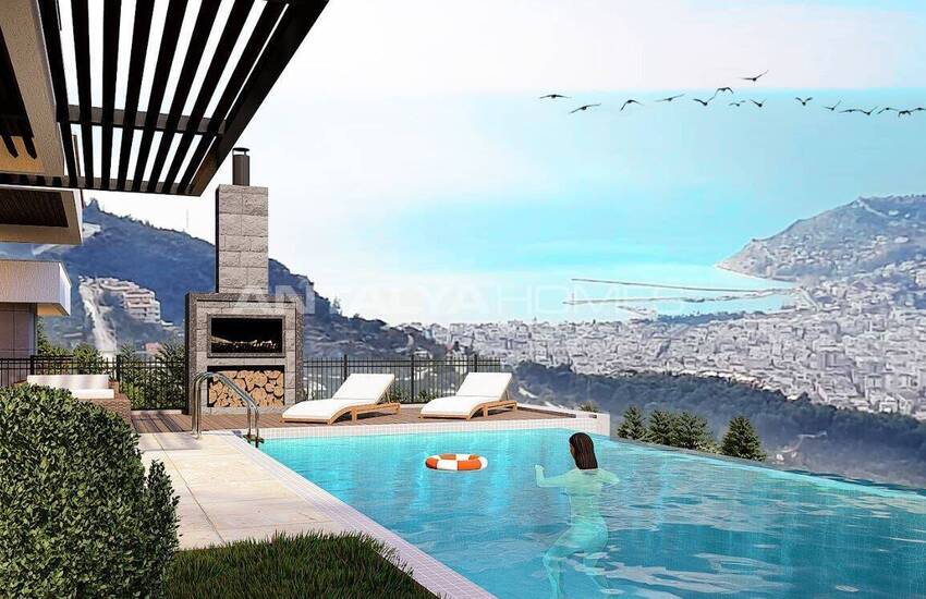 Panoramic Sea-view Villas with Private Pools in Alanya Bektaş