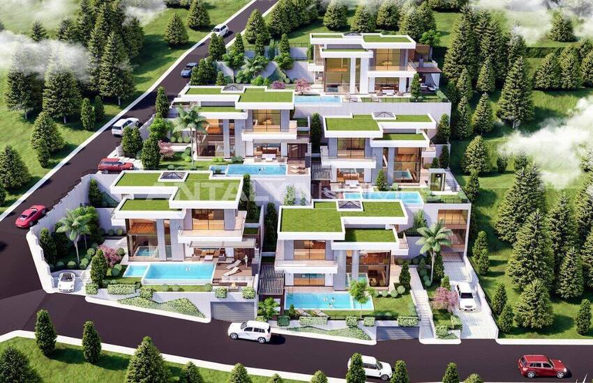 Panoramic Sea-view Villas with Private Pools in Alanya Bektaş 1
