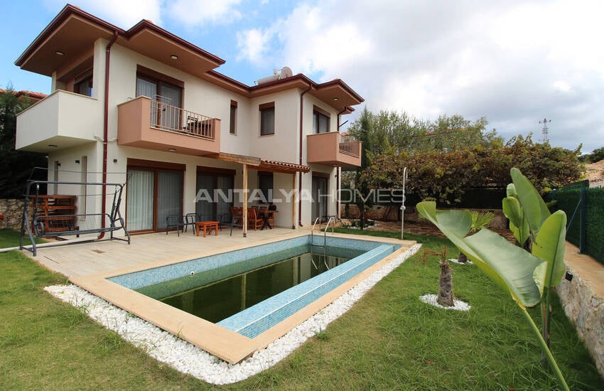 Villa 3 Chambres Avec Piscine Et Jardin À Antalya Kaş 1